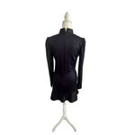 Something Navy  Ruffle Navy Blue Mini Dress Size Small Photo 5