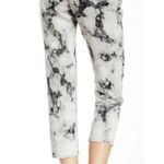 J Brand Aubrey Ankle Jeans Dark Sonic Women's Size 28 Black White Acid Wash Crop Photo 1