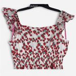 Betsey Johnson  Strawberry Print Ruffle Midi Dress NWT XXL Photo 7