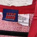 Step Ahead Crimson OU Distressed V Neck Hoodie Red Size M Photo 4