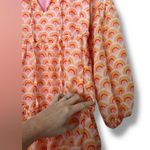 J. Marie Summer Tiered Mini Dress Orange Photo 1