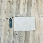 Street Level NWT  ivory braided clutch purse. Photo 1