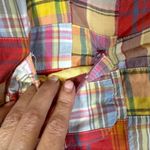 J.Crew Multicolor Madras Quilt Style Patchwork Cotton Mini Skirt Women Sz 2 Photo 4