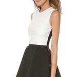 Diane Von Furstenberg  Dress Size 6 Black White Jeannie‎ Two Leather Fabric Photo 0