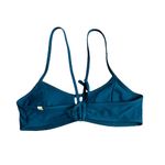 Summersalt High Dive Turquoise Bikini Top Womens Size 4 Strappy Minimal Cutout Photo 2