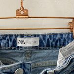 ZARA High Waisted Denim Pants Photo 2