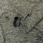 Old Navy  Active Quarter Zip Gray Top Thumb Hole Semi Fitted Women’s Size Medium Photo 2