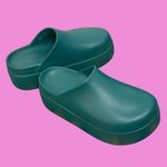 Crocs Dylan Platform Clogs Green W6 Photo 2