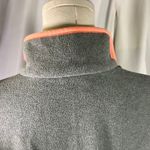 Columbia  PGF Womens Gray Fleece Pullover Coral Trim‎ Fishing Gear Mock Neck Photo 10