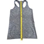 Lululemon Swiftly Tech Racerback Tank Size 4 Light Gray Marl Fitted Sporty Gym Photo 8
