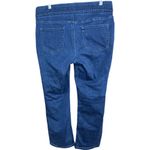 Denim & Co . Signature Perfect Flex Pull-On Jeans Deep Indigo Petite 14 Photo 6