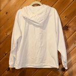 Champion  East Stroudsburg warriors white quarterzip windbreaker packable jacket Photo 3