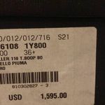 Saint Laurent Lambskin Koller 110 Tall Boots Size 36.5 Original Price $1595 Photo 5