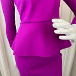 Chiara Boni  Elegant Fitted Formal Ingalee Square-Neck Peplum Dress Size 38 Photo 10