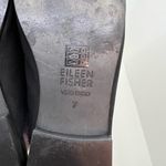 Eileen Fisher black Scan Nappa Leather Mule slip on minimalist neutral size 7 Photo 4