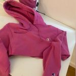 Champion pink cropped  hoodie Photo 0