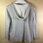 Camaieu Women's Gray Hooded Open Cardigan Jacket Size Large Mid Photo 5