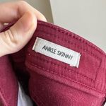 Calvin Klein Jeans  Red/Burgundy Skinny Ankle Pants, Size 8 Photo 10