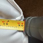 No Tag White Sheer Lace Pleated Sleeveless V Neck Blouse Sz L. Size L Photo 9