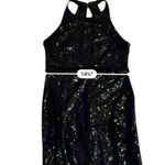 Jenny Yoo Jenny Yoo Jules Sequin Gown Size 10 Black Blouson Formal Evening Wedding Photo 8