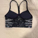 Lululemon Athletica Black and Gray Patterned Sports Bra Photo 3