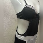Rampage  Intimates Sexy Elegant Maid Cosplay Black & White Lace Lingerie L Photo 6