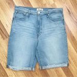 Madewell The Perfect Vintage Straight Jean Shorts Midi Bermuda Size 31 New Photo 0