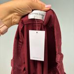 Cotton Citizen  London Relaxed Wide Leg Pant in Red Wine 27 Photo 7