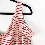 Anthropologie MAEVE 100% Cotton Marketa Striped One Shoulder Dress XL Photo 4