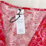 NWT VDM the label x revolve Jemma paisley printed tropical vacation swim coverup Pink Size M Photo 4