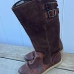 Timberland  Lakeville Brown Distressed Leather Suede Knee High Boots US 8 Photo 2
