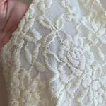 YA Los Angeles Cream Lace & Tulle Dress, Bridal Shower Dress, Size Medium Photo 2