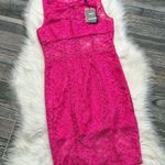 NWT NBD X Naven Lace Dahlia Dress in Pink Glo Size XS Photo 5