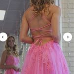 La Femme Pink Prom Dress Photo 2