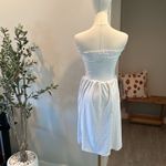 Beach Riot Lilee Strapless Smocked Cover-Up White Dress New! Photo 5