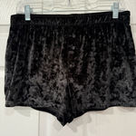 PINK - Victoria's Secret 🎄PINK Victoria secret Black Velvet Shorts Photo 0