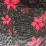 Carol Wior Floral Sheer Swimsuit coverup Pants Size L/XL Black Photo 6