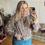 BLANK NYC NWT  fuzzy leopard cheetah cropped hoodie Photo 2