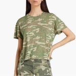 MONROW Soft Vintage Camo Cropped Tee T Photo 11