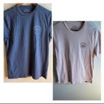 Faherty  Blush Crew Neck Tee and Blue Crew Neck Tee Size Small Photo 1