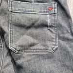 Sundry  by Anthropologie Black denim jeans heart patch size 26 Photo 5