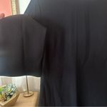Everlane 3/4 Long Sleeves Shift Dress Mini Short Black Ponte Stretch Size 6 (S) Photo 3