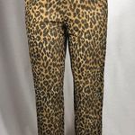 Zuliana Animal Print Mesh Pants Size M/L Made In USA New With Tags Brown Photo 1