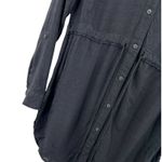 Anthropologie HD in Paris Black Long Sleeve Cinch Waist Shirt Dress XS Photo 1