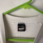 Vintage 90s Sweatshirt Womens‎ Medium Wildflower Floral Cottage Pullover USA White Photo 5