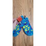 Joe Boxer Womens Cozy Multicolor Fuzzy Crew Socks Shoe Size 4-10 Leopard Cheetah Photo 1