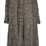 Alfani  Open-Front Cardigan Long Plus Size ‎ Knitted Brown White 3/4 Sleeves 2X Photo 0