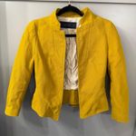 ZARA  Blazer Mustard Yellow Structered Blazer Size Small Photo 4