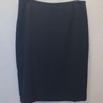Tanjay vintage satin lined midi pencil skirt Black Size 16 Photo 0