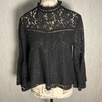 BB Dakota Black Lace Blouse Size Small Photo 11